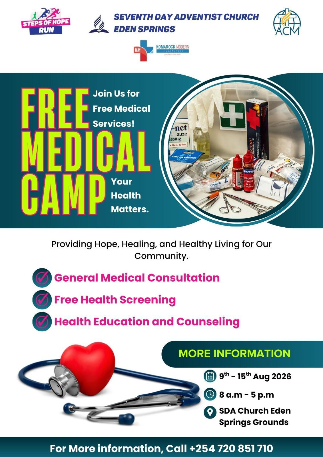 Medical Camp – Church Camp Meeting